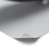 Funny Chinchilla Bathroom Print, Toilet Paper Hat Poster (Ecke)