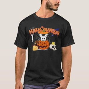 Funny Chinchilla Pumpkin Hexch Zombie Halloween Co T-Shirt