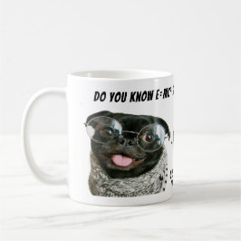 Funny Chinese Pug Puppy Dog Compass Riddle Thesis Kaffeetasse
