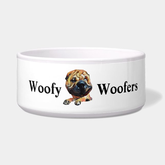 Funny Chinese Shar Pei Dog Bowl Napf (Vorderseite)