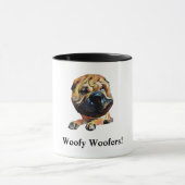 Funny Chinese Shar Pei Dog Tasse (Zentrum)