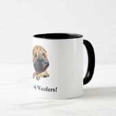 Funny Chinese Shar Pei Dog Tasse (VorderseiteRechts)