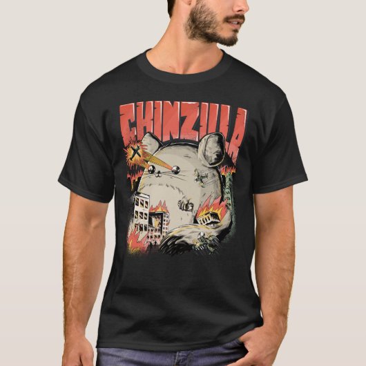 Funny CHINZILLA Cool Gift For Chinchilla Owners T-Shirt (Vorderseite)
