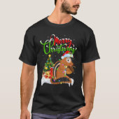 Funny Chipmunk Animal Lover Xmas Lighting Chipmunk T-Shirt (Vorderseite)