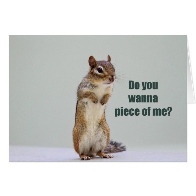 Funny Chipmunk Picture (Vorderseite (Horizontal))