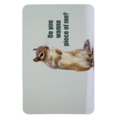 Funny Chipmunk Picture Magnet (Vertikal)