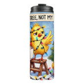 Funny Chips nicht mein Problem Thermosbecher (Vorderseite)