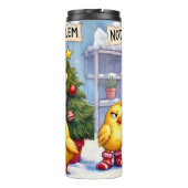 Funny Chips nicht mein Problem Thermosbecher (Rückseite)