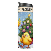 Funny Chips nicht mein Problem Thermosbecher (Nach rechts gedreht)