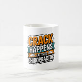 Funny Chiropracic Zitate Spine Crack Spaß Kaffeetasse (Mittel)