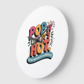 Funny Chiropractic Quote for Spine Health Lovers Große Wanduhr (Winkel)