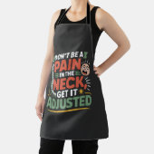 Funny Chiropractic Spine Care Quote Schürze (InSitu)