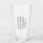 Funny Chiropractor Bone Adjuster Novelty Glas (Vorderseite)