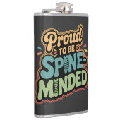 Funny Chiropractor gibt Spieß für Gesundheit Flachmann (Rechts)