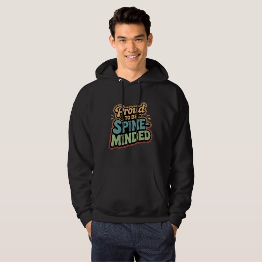 Funny Chiropractor gibt Spieß für Gesundheit Hoodie (Vorne ganz)
