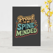 Funny Chiropractor gibt Spieß für Gesundheit Karte (Gelbe Blume)