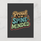 Funny Chiropractor gibt Spieß für Gesundheit Postkarte (Vorderseite)