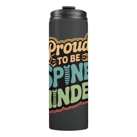 Funny Chiropractor gibt Spieß für Gesundheit Thermosbecher (Vorderseite)