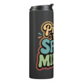 Funny Chiropractor gibt Spieß für Gesundheit Thermosbecher (Nach links gedreht)