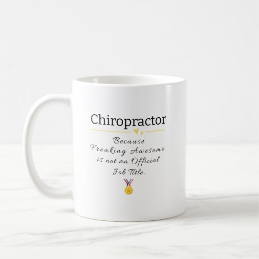Funny Chiropractor Gift Tasse für Büros (Links)