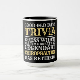 Funny Chiropractor Legendary Retirement Tasse