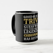 Funny Chiropractor Legendary Retirement Tasse (Vorderseite Links)