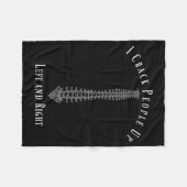 Funny Chiropractor Occupation Gift T- Shirt Fleecedecke (Vorderseite (Horizontal))