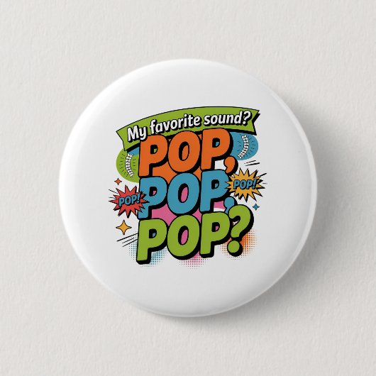 Funny Chiropractor Pop Sound Gift Button (Vorderseite)