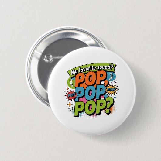 Funny Chiropractor Pop Sound Gift Button (Vorne & Hinten)