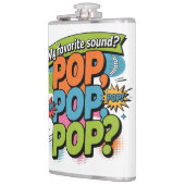 Funny Chiropractor Pop Sound Gift Flachmann (Links)