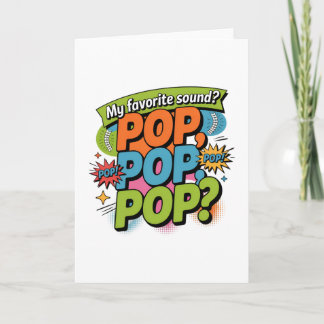 Funny Chiropractor Pop Sound Gift Karte