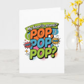 Funny Chiropractor Pop Sound Gift Karte (Gelbe Blume)