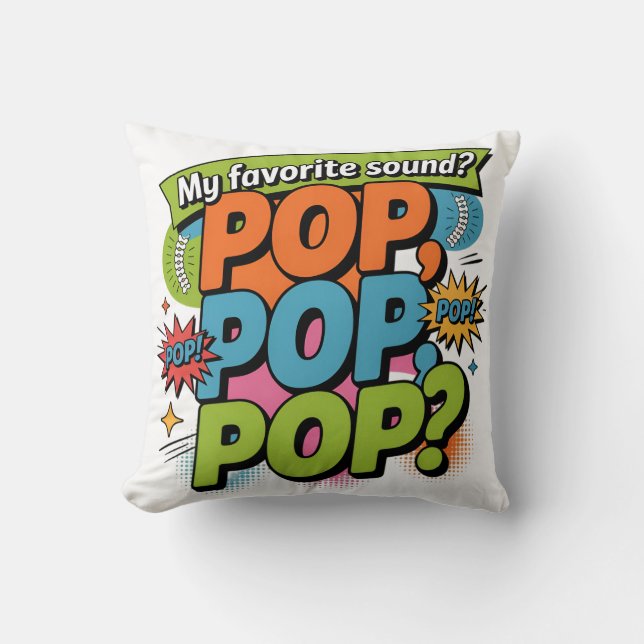 Funny Chiropractor Pop Sound Gift Kissen (Vorderseite)