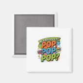 Funny Chiropractor Pop Sound Gift Magnet (Vorderseite/Rückseite)