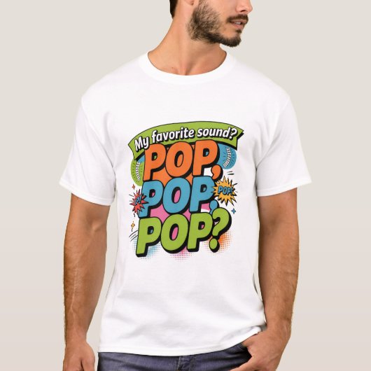 Funny Chiropractor Pop Sound Gift T-Shirt (Vorderseite)