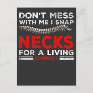 Funny Chiropractor Zitat Chiropraktische Break Kno Postkarte