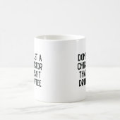 Funny Chiropractor Zitat Kaffeetasse (Mittel)