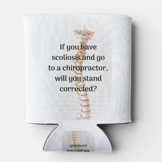Funny Chiropraktor Dosenkühler (Rückseite)