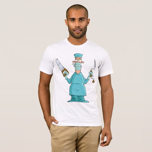 Funny Chirurg Cartoon Unglaublich witzig Medizin S T-Shirt (Vorne ganz)