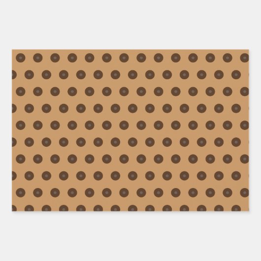 FUNNY Chocoholics - Schokolade-Leckereien gepackt Geschenkpapier Set (Vorderseite 3)