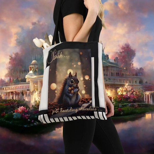 Funny Chocolate Chocoised Eichhörnchen Tasche