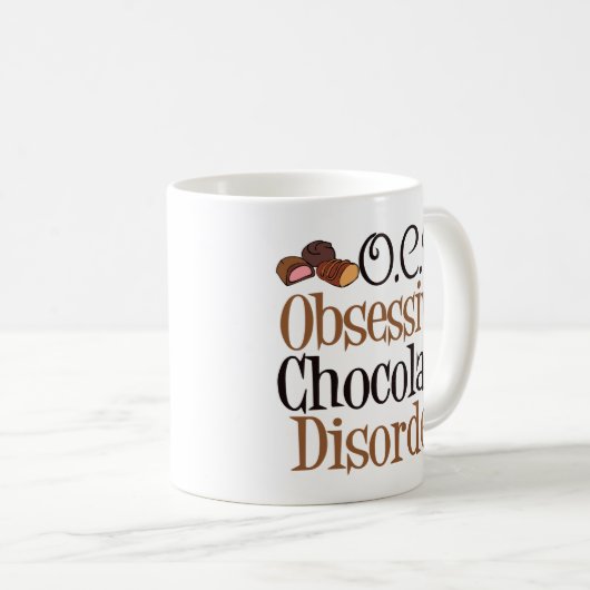 Funny Chocolate Kaffeetasse (VorderseiteRechts)