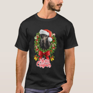 Funny Chocolate Labrador Hund Frohe Weihnachts-Par T-Shirt