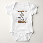 Funny Chocolate Milk Drinken Baby Strampler (Vorderseite)