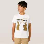 Funny Chocolate Osterfest Bunny Kids T-Shirt (Vorne ganz)