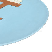 Funny Chocolate Pi Symbol Mathematiker Lehrer Schneidebrett (Ecke)