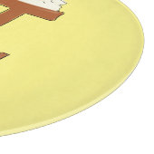 Funny Chocolate Pi Symbol Mathematiker Lehrer Schneidebrett (Ecke)