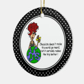 Funny Chocolate Spaß Weihnachtsschmuck (Links)