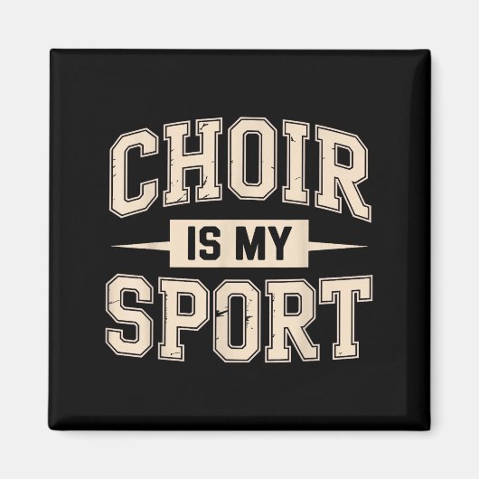 Funny Choir Art For Men Women Choir Director Sing Magnet (Vorne)