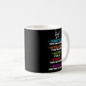 Funny Choir Director Soprano Alto Tenor Bass Show Kaffeetasse (VorderseiteRechts)